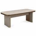 Mesa de madera y metal 200x100x75 cm