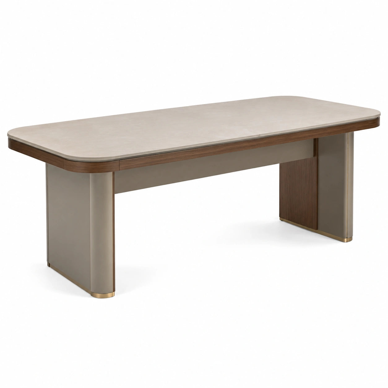 Mesa de madera y metal 200x100x75 cm