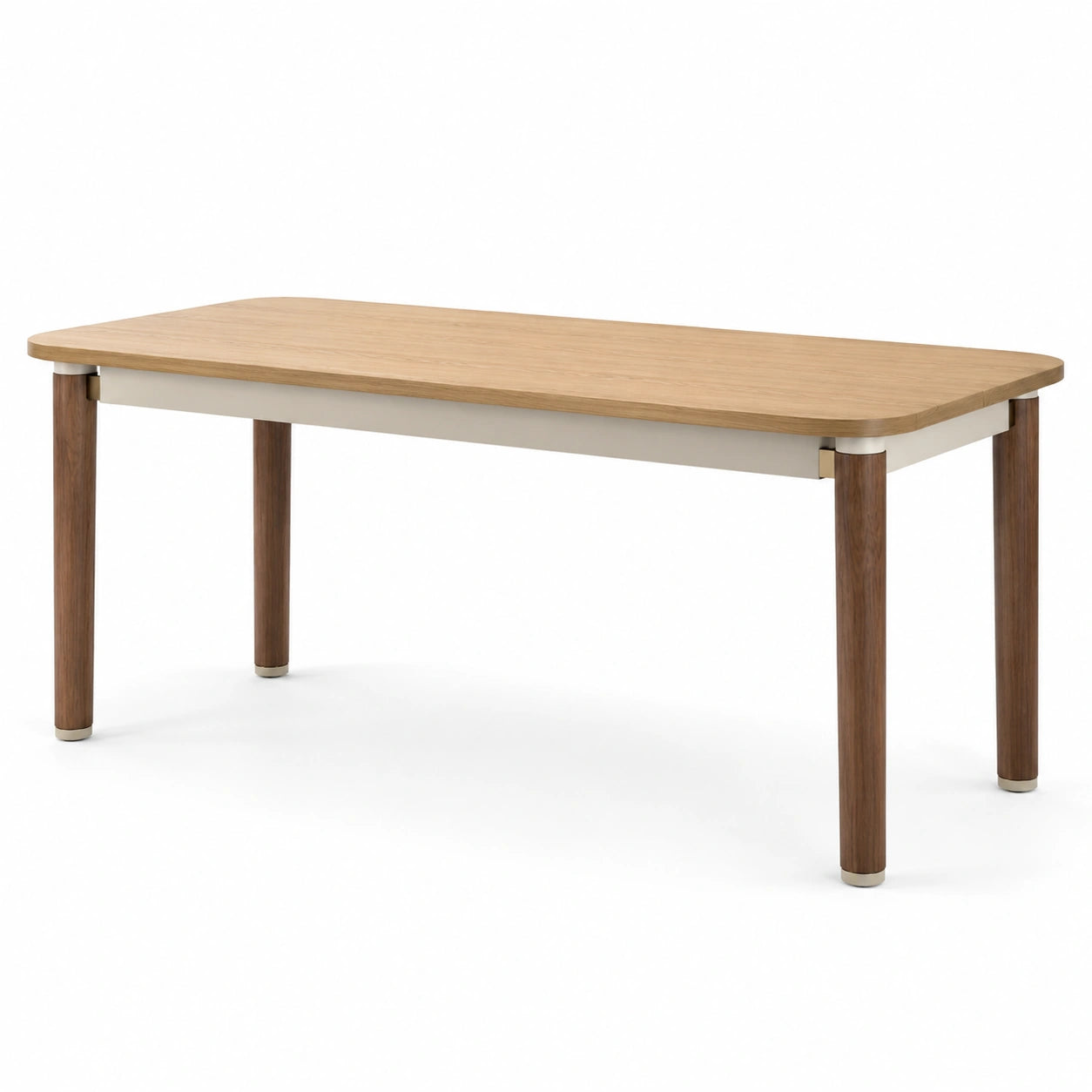 Mesa de mármol y madera 210x90 cm