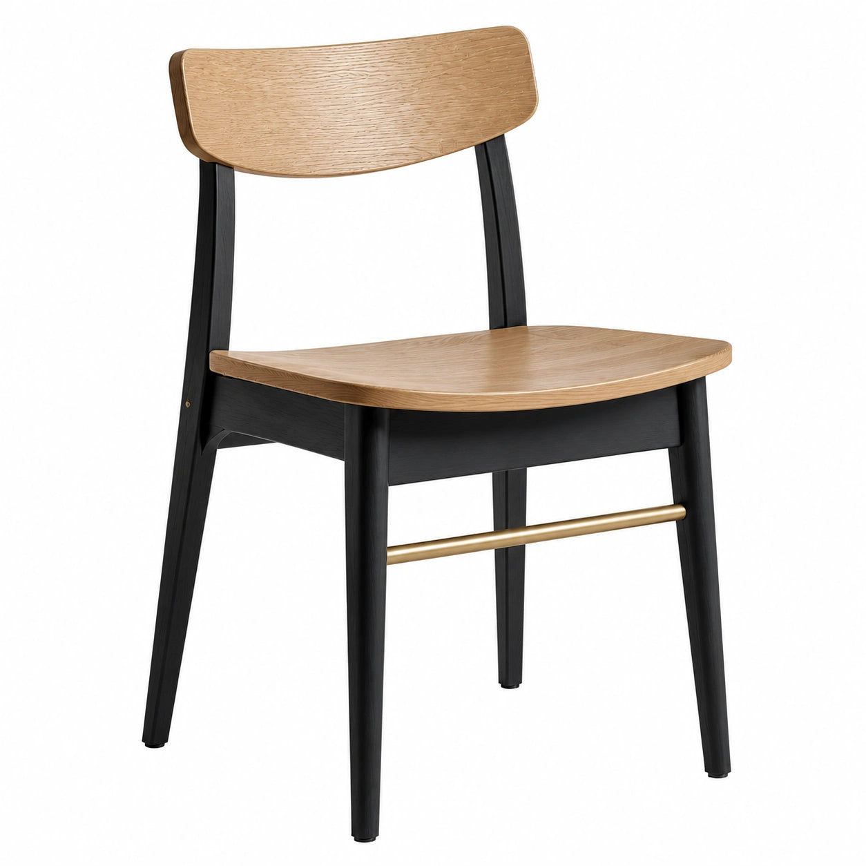 Silla de Madera con Asiento de Roble