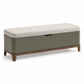 Cómoda de Madera y MDF con 7 Cajones Beige